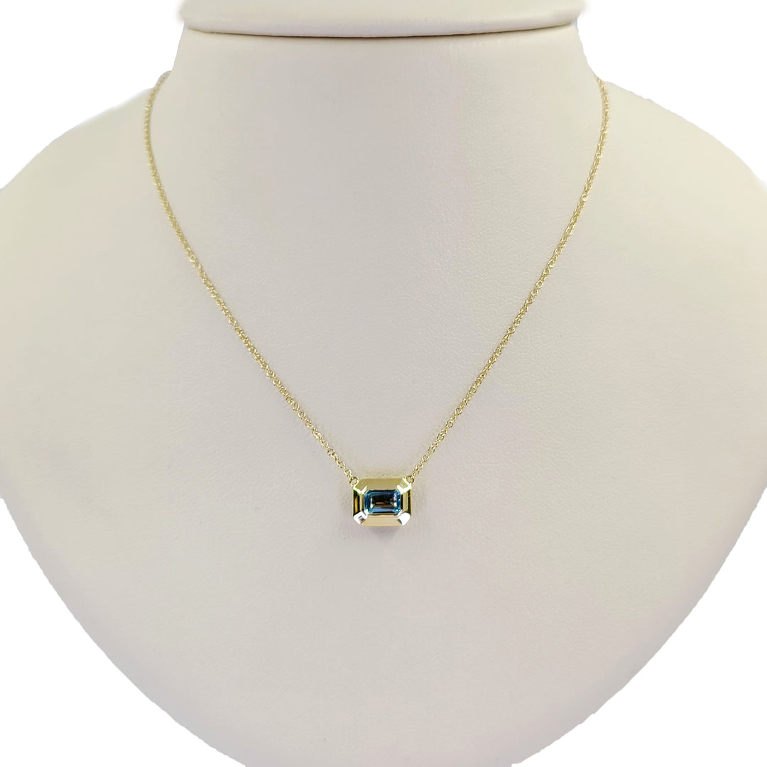 Blue Topaz Necklace