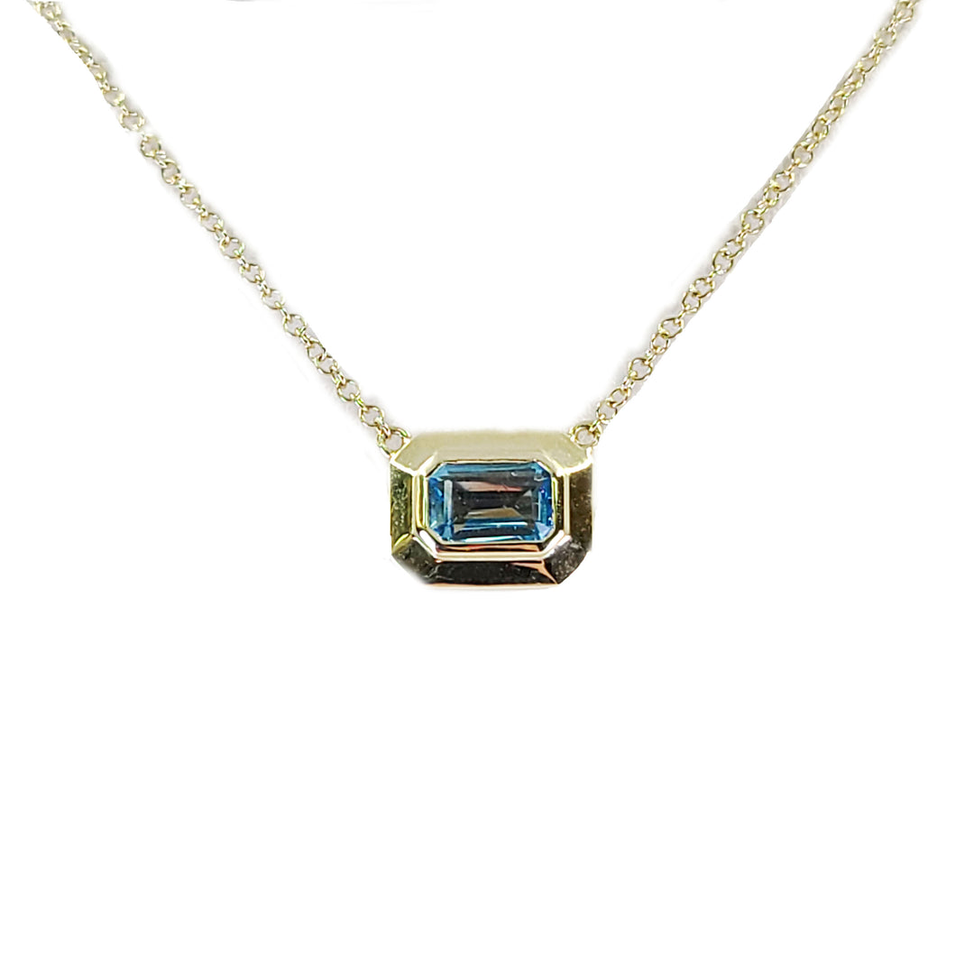 Blue Topaz Necklace