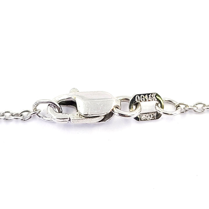 Sapphire and Diamond Pendant Necklace
