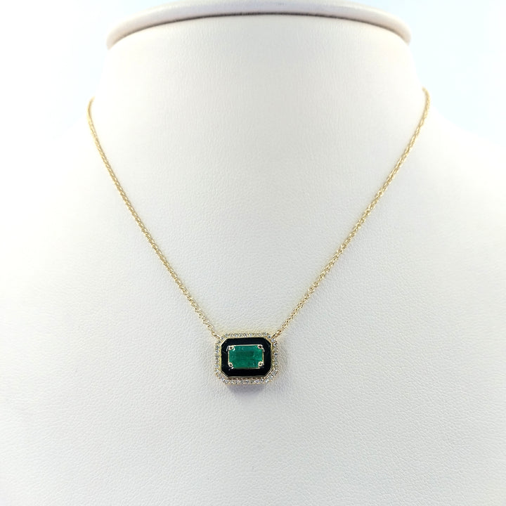 Emerald and Diamond Necklace