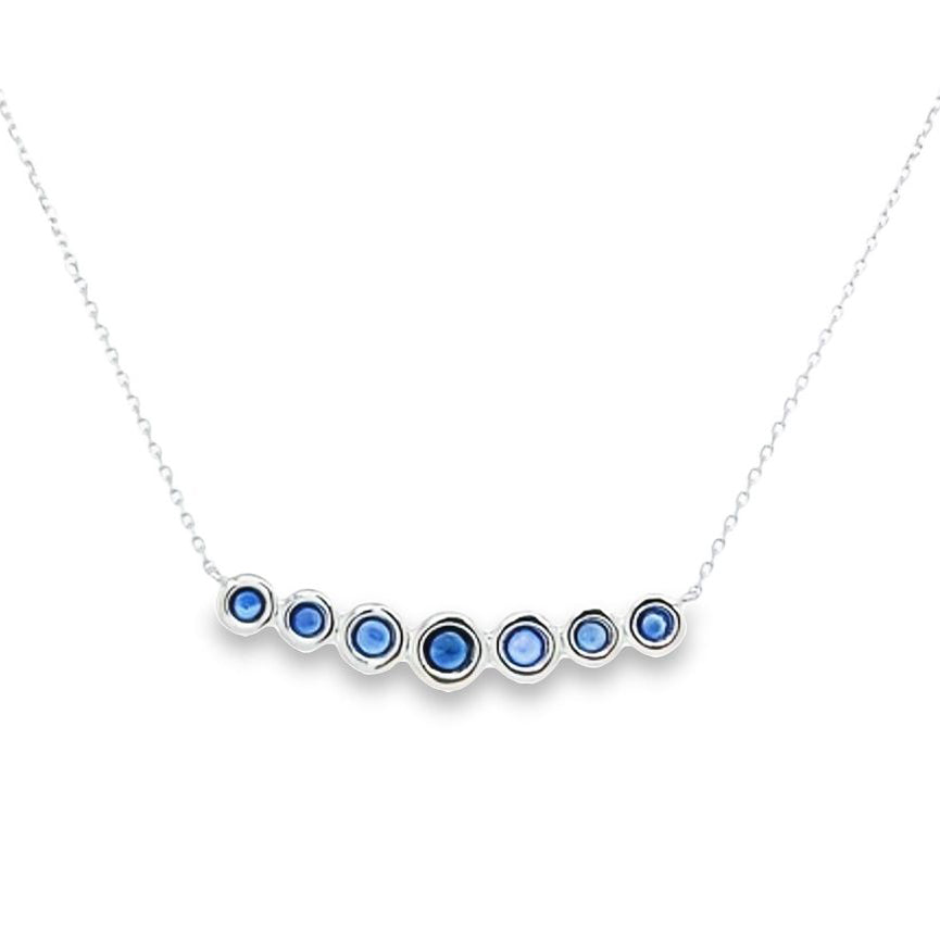 Sapphire Smile Necklace