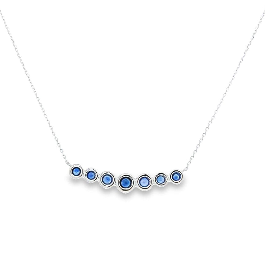 Sapphire Smile Necklace