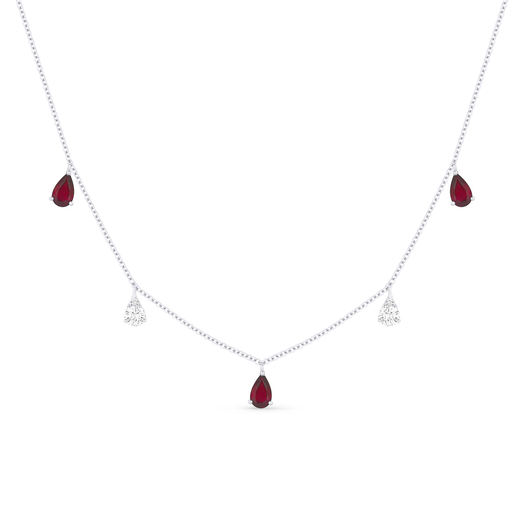 Ruby and Diamond Necklace