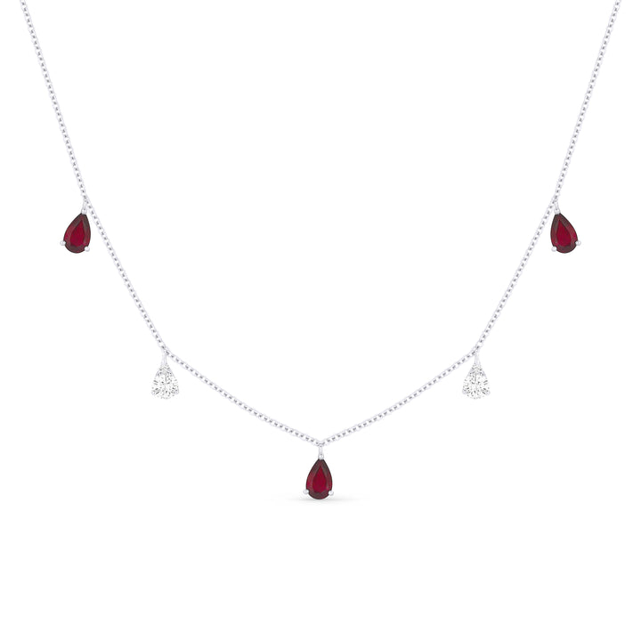 Ruby and Diamond Necklace