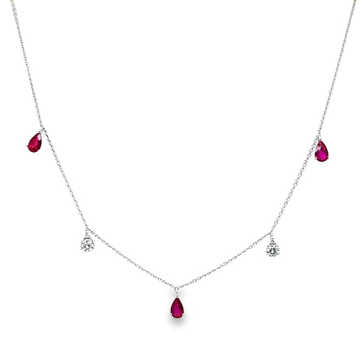 Ruby and Diamond Necklace