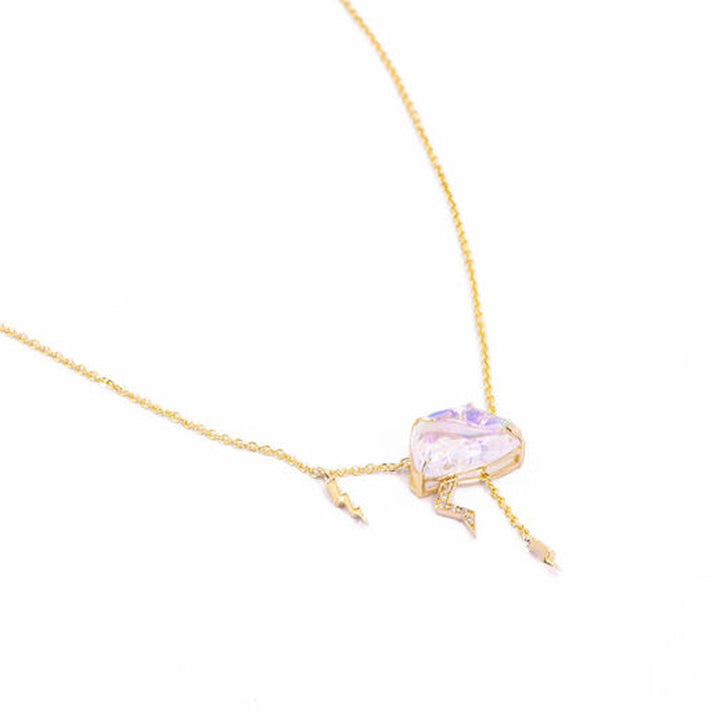 Opal Cloud Lightning Necklace