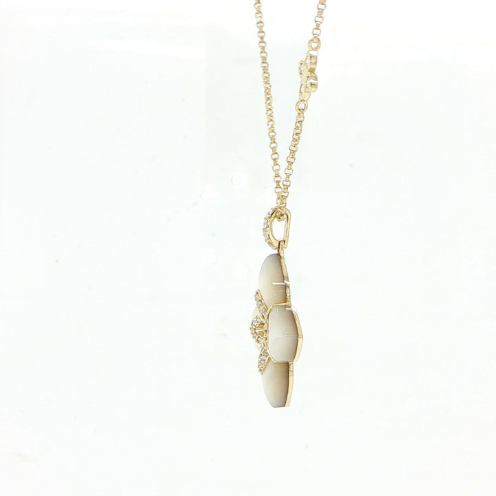 Roberto Coin Venetian Princess 18K Yellow Gold Floral Necklace