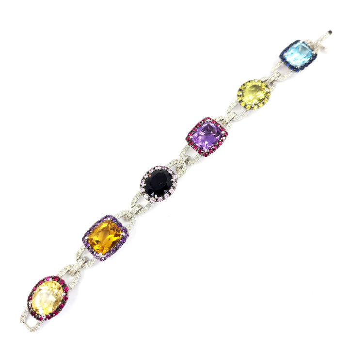 Multicolor Gemstone Bracelet