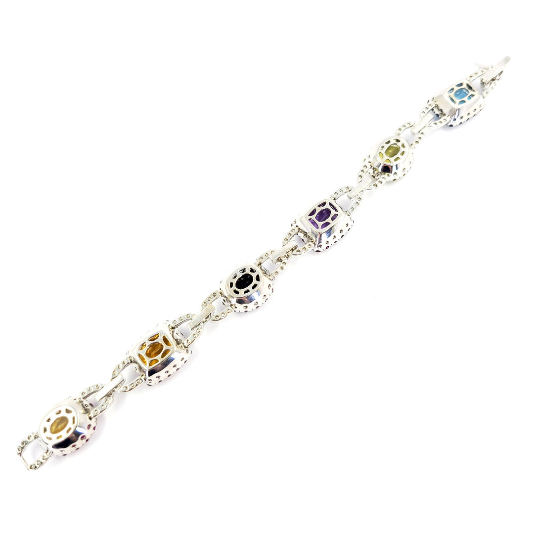 Multicolor Gemstone Bracelet