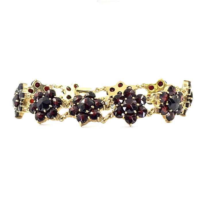 Antique Bohemian Garnet Bracelet