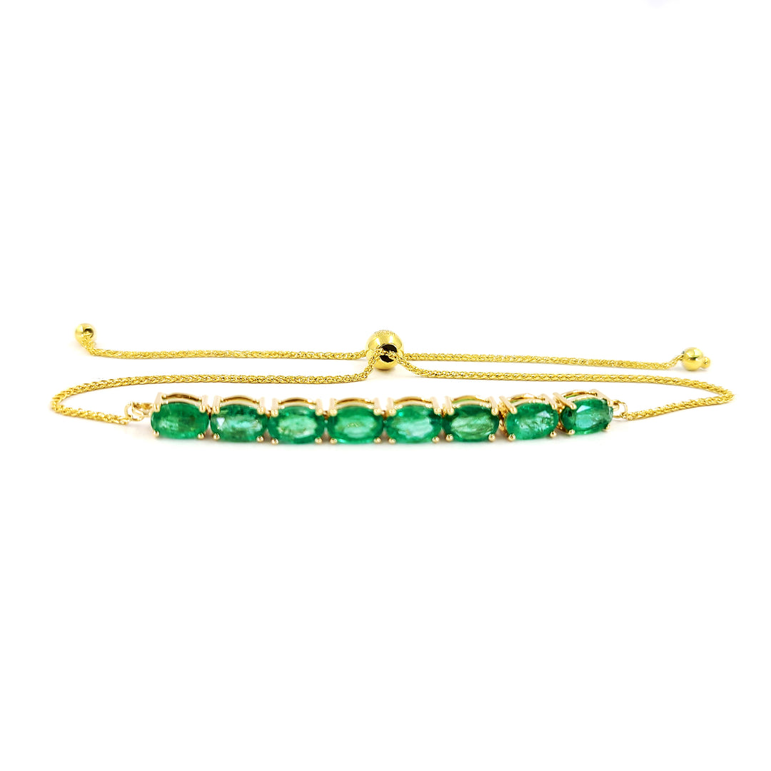 Emerald Bolo Bracelet