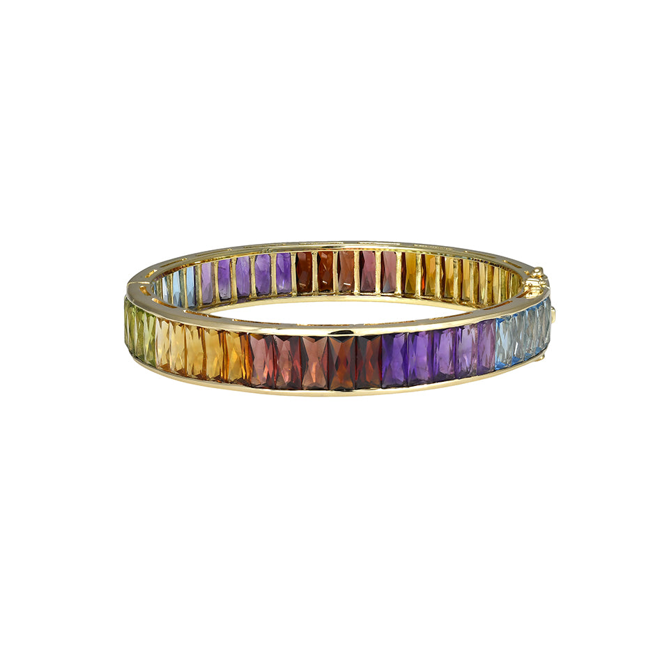 Multicolor Gemstone Bangle