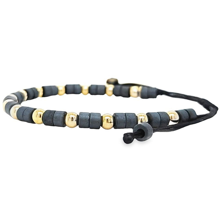 Hematite Bead Bracelet