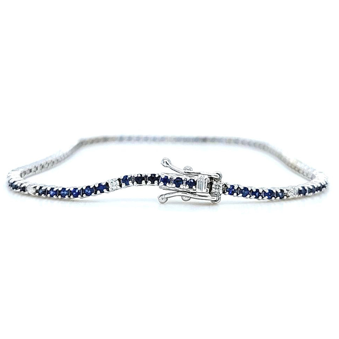 Sapphire and Diamond Bracelet