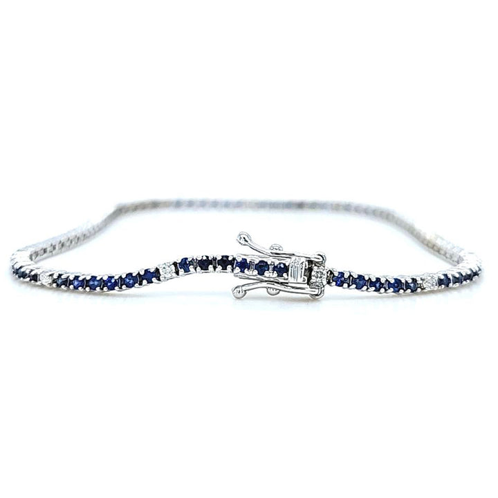 Sapphire and Diamond Bracelet