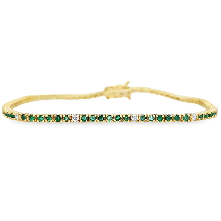 Emerald and Diamond Bracelet