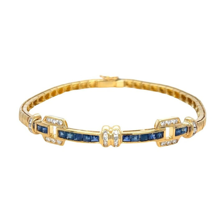 Sapphire & Diamond Bracelet
