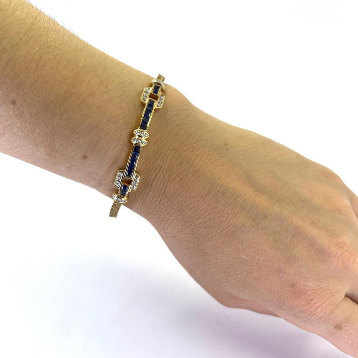 Sapphire & Diamond Bracelet