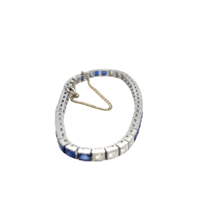 1950s Synthetic Sapphire Bracelet