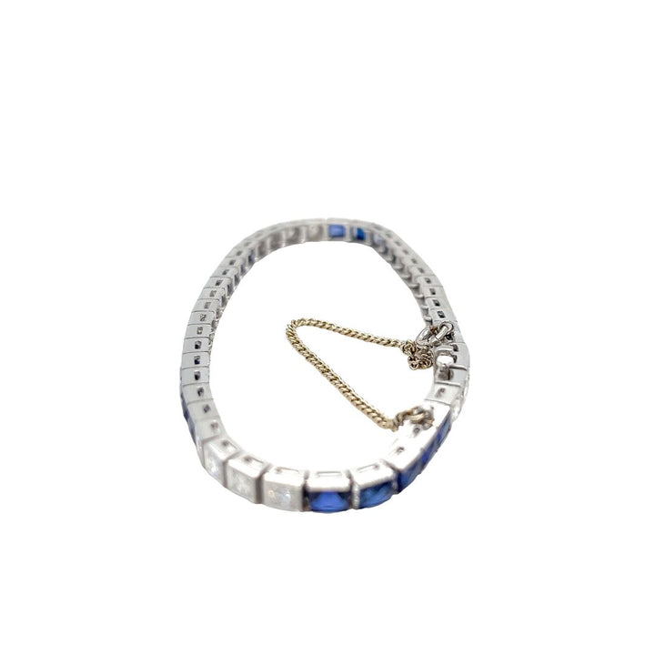 1950s Synthetic Sapphire Bracelet