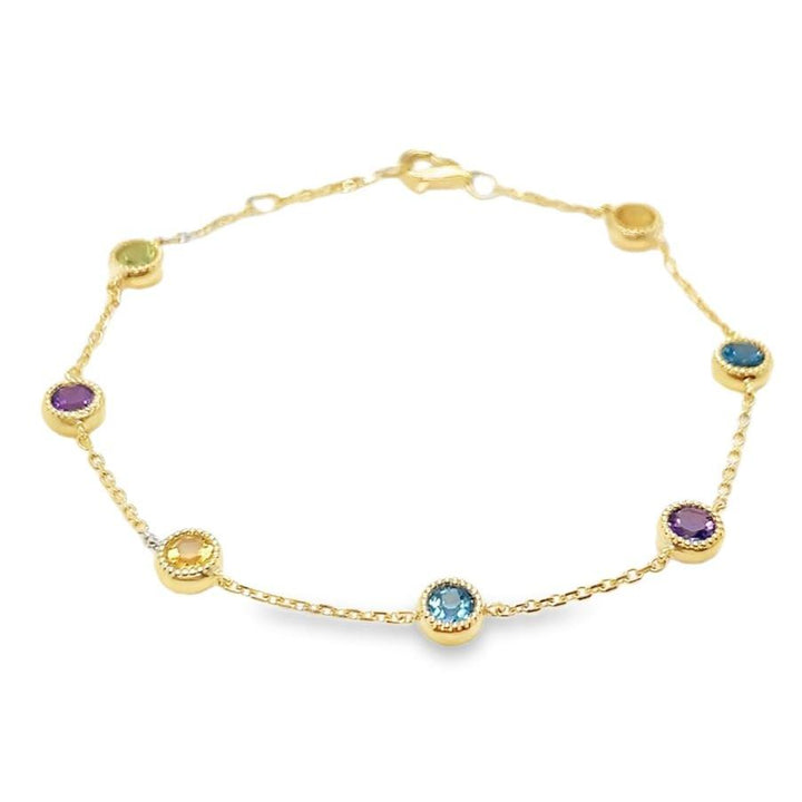 Multicolor Gemstone Bracelet