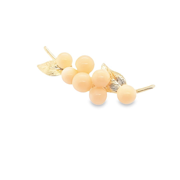 Coral Branch Brooch