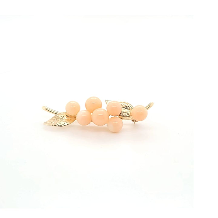 Coral Branch Brooch