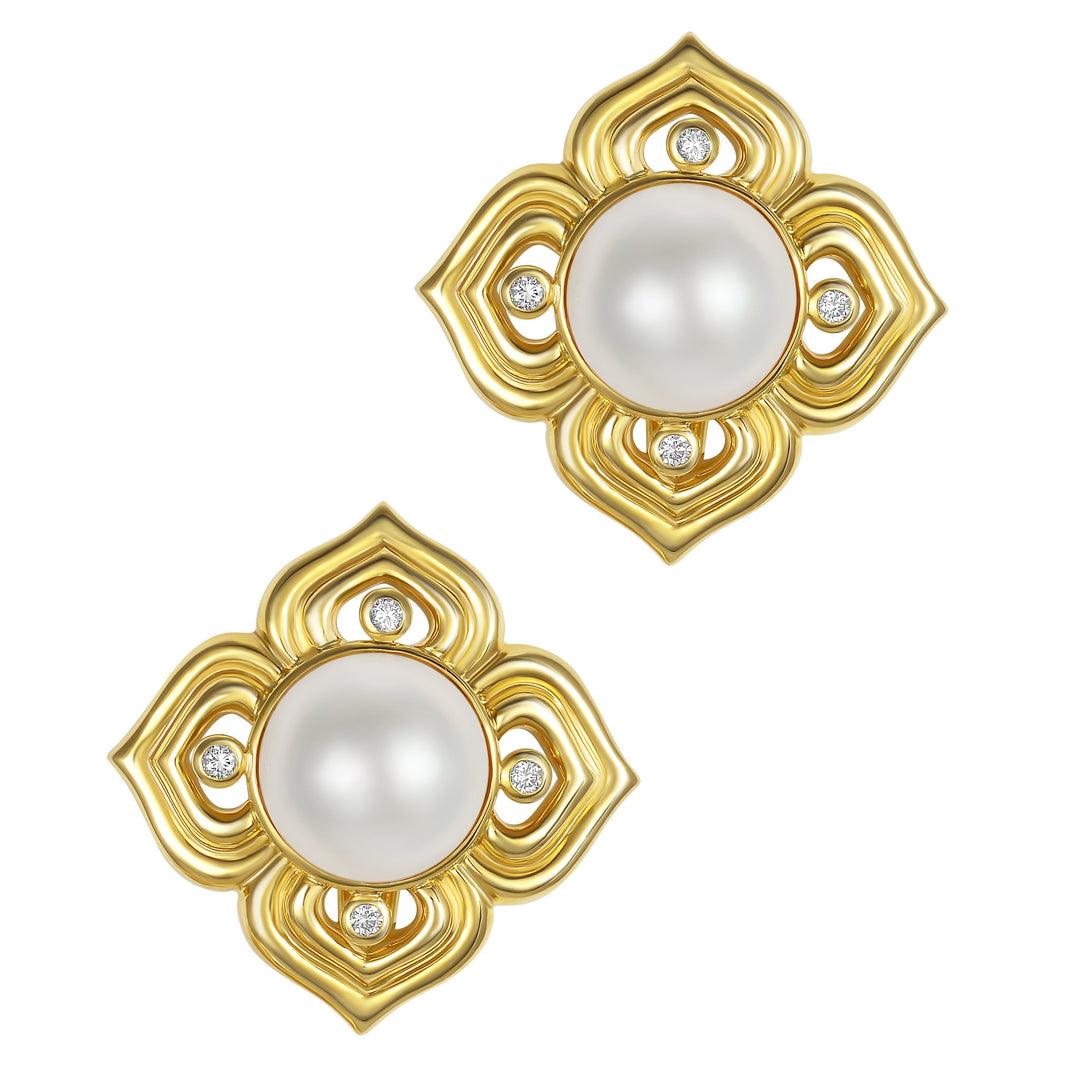 Mabe Pearl Earrings