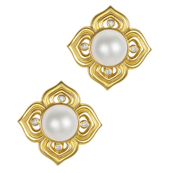 Mabe Pearl Earrings