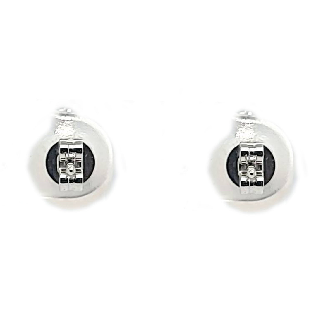 Pearl and Diamond Stud Earrrings