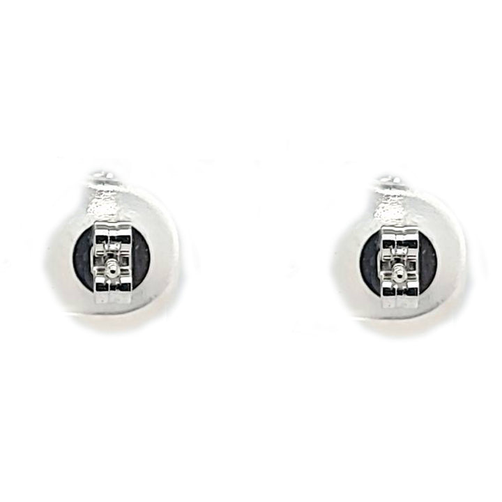 Pearl and Diamond Stud Earrrings