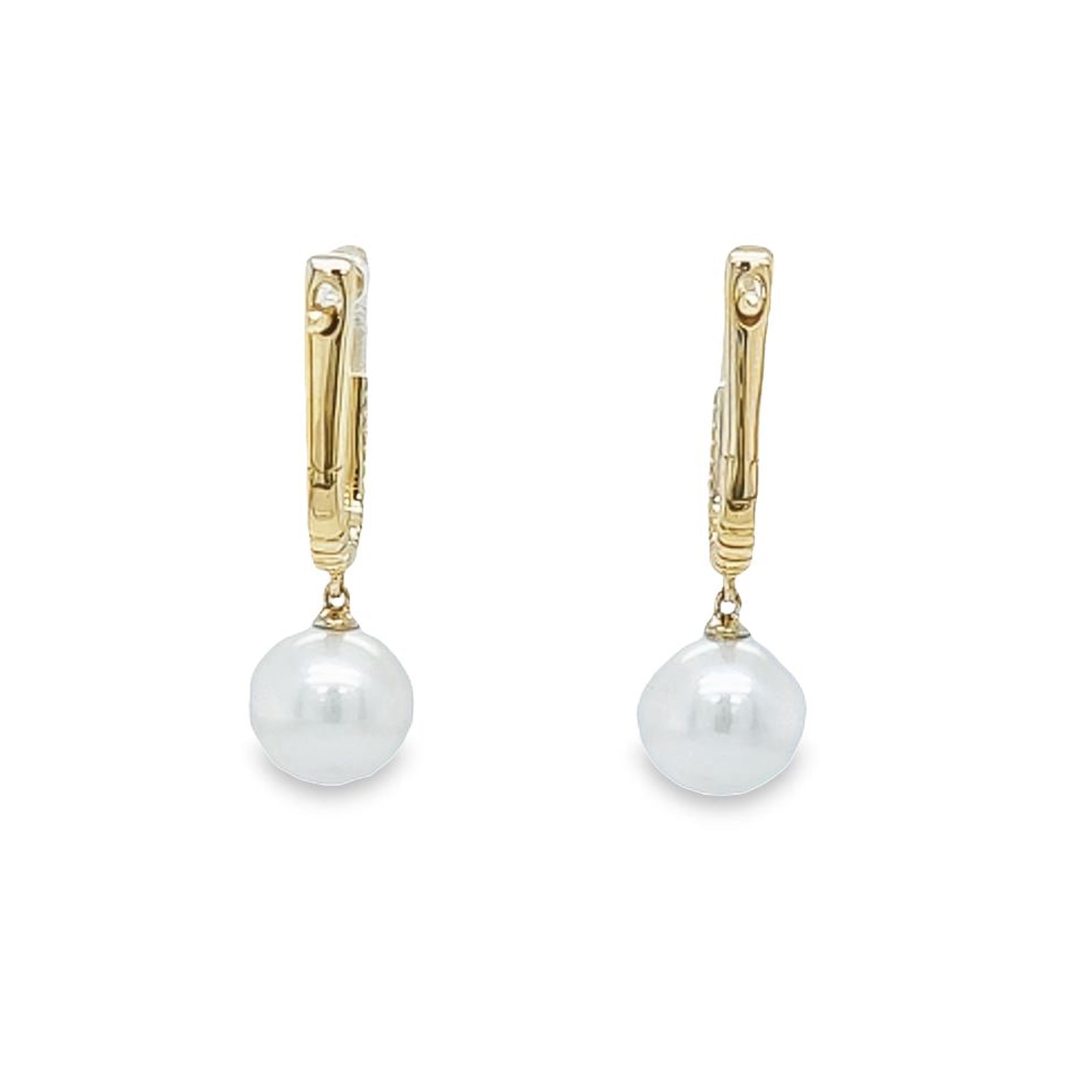 [Golden dew]18K☆Darjeeling (Pearl) 7.5 mm Single Earring 18k Gold And Pearl Drop Earrings - 1,610 For Sale on 1stDibs