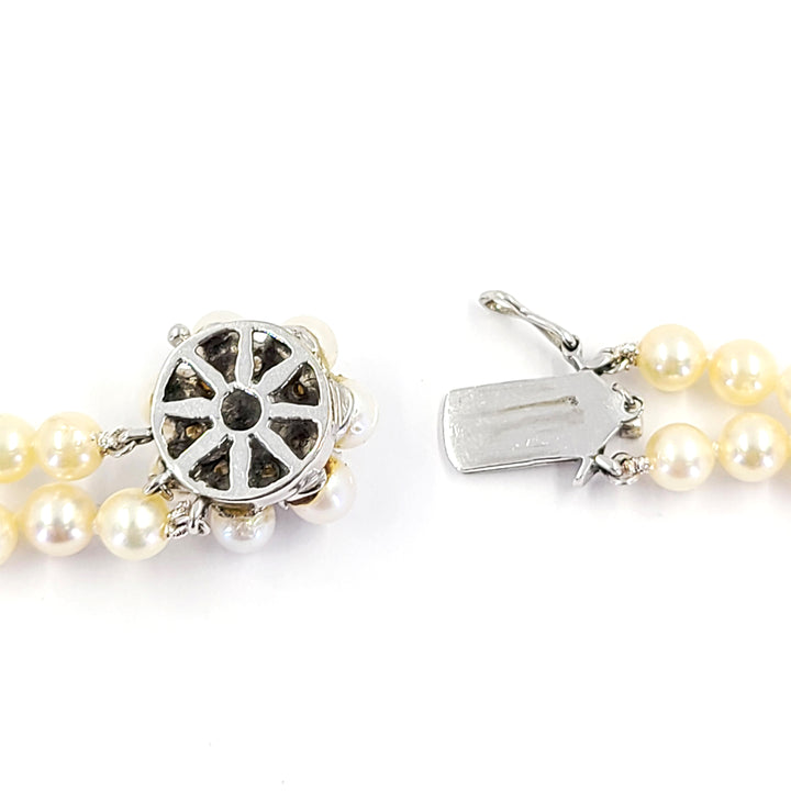 Double Strand Cultured Pearl Necklace