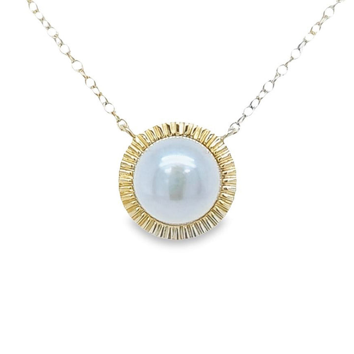 8mm Pearl Pendant Necklace