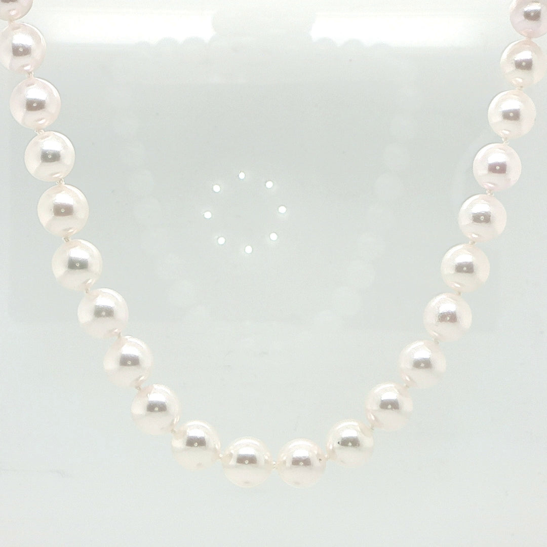 Japanese Akoya Pearl Necklace 8–8.5mm