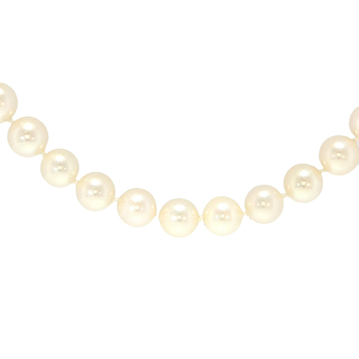 14K Yellow Gold Cultured Pearl Strand Necklace