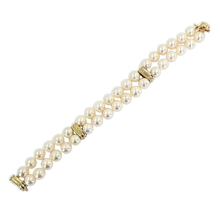 Double Strand Pearl Bracelet