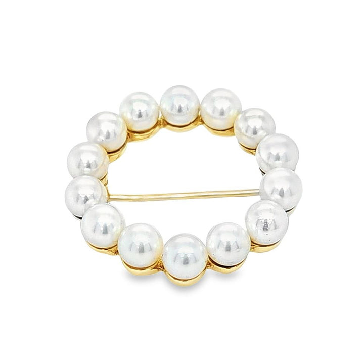 Pearl Circle Pin