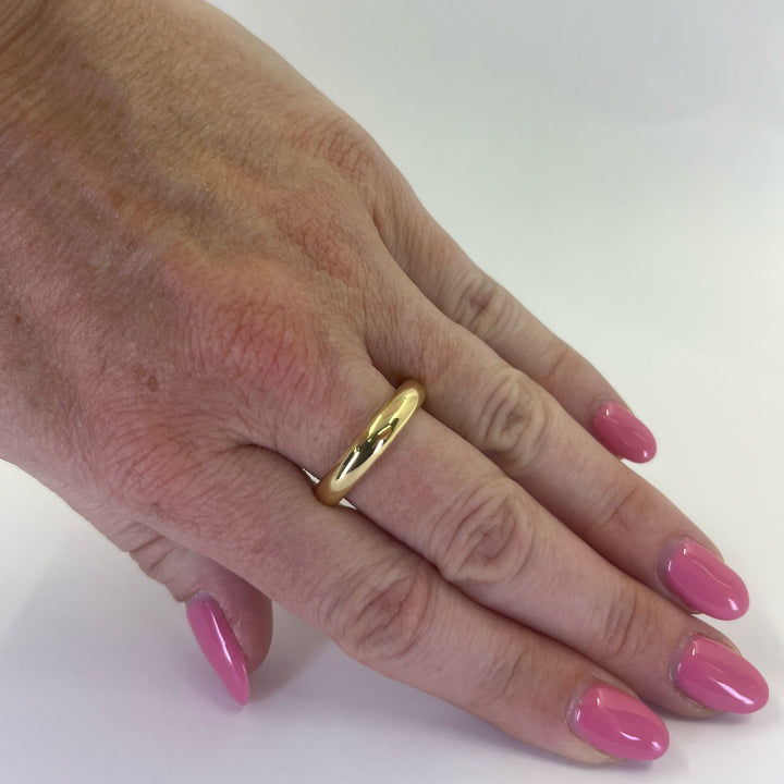 18K Yellow Gold 4mm Comfort Fit Band