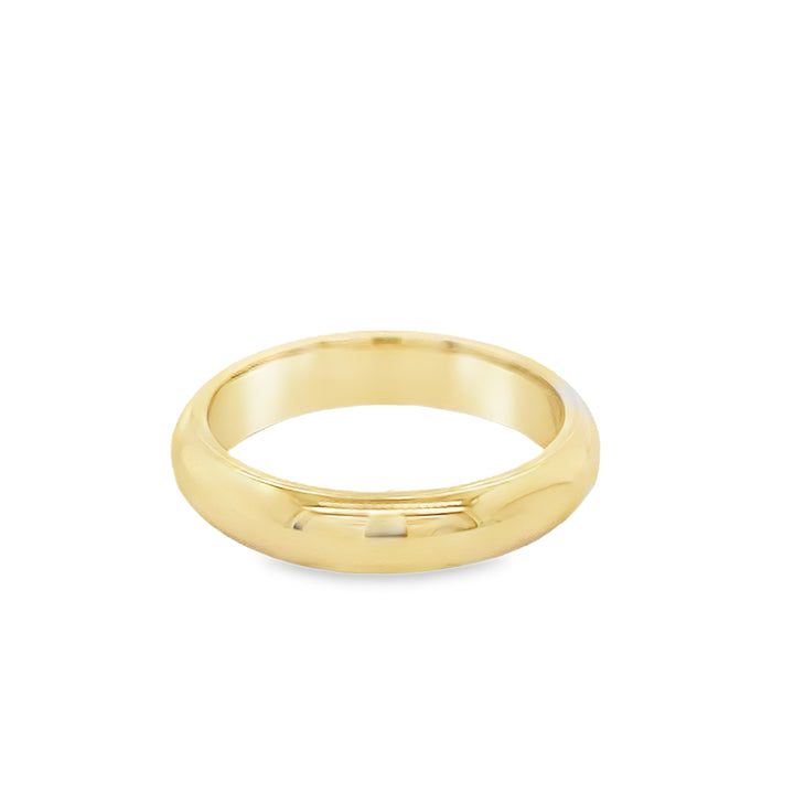 18K Yellow Gold 4mm Comfort Fit Band