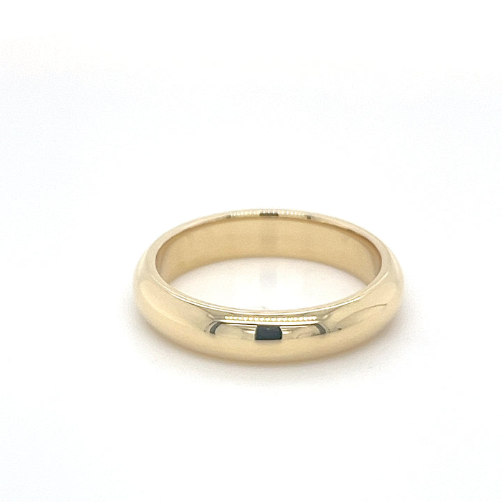 18K Yellow Gold 4mm Comfort Fit Band