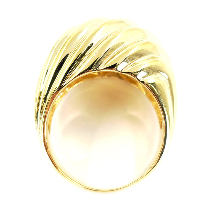 Yellow Gold Domed Ring