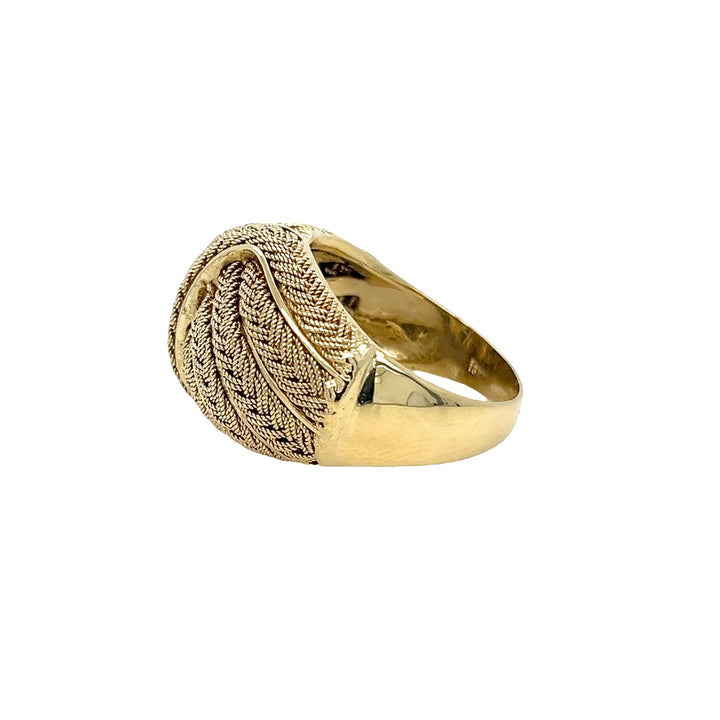 Woven Tapered Dome Ring
