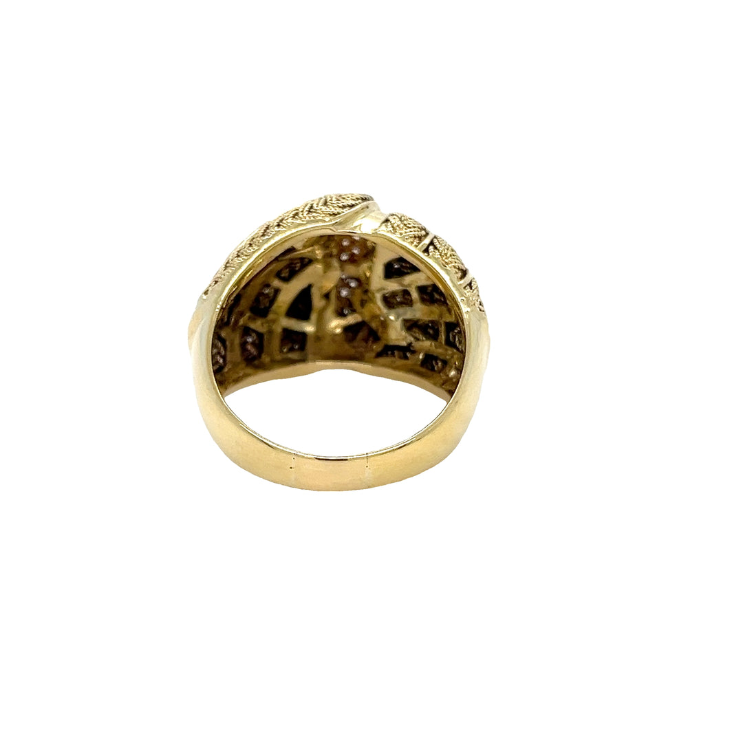 Woven Tapered Dome Ring