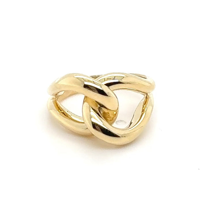 18K Yellow Gold High Polish Knot Ring