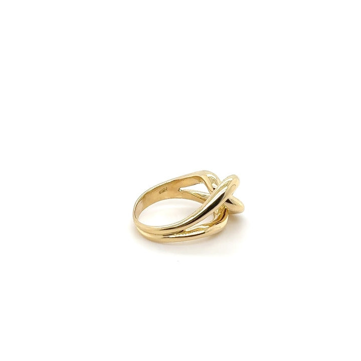 18K Yellow Gold High Polish Knot Ring