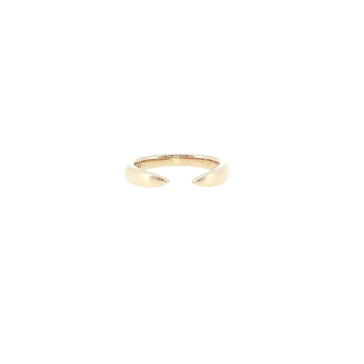 14K Yellow Gold Reverse Tapered Open Band