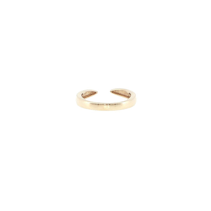 14K Yellow Gold Reverse Tapered Open Band