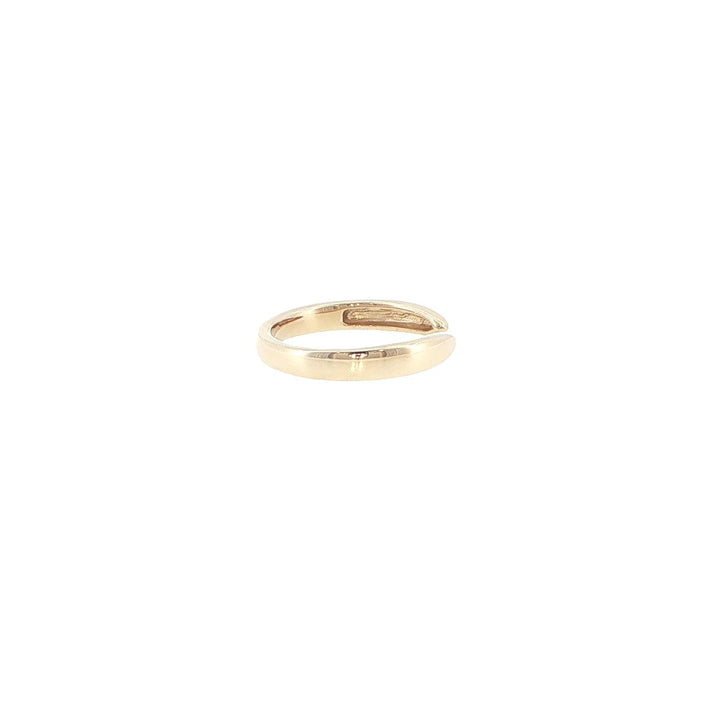 14K Yellow Gold Reverse Tapered Open Band