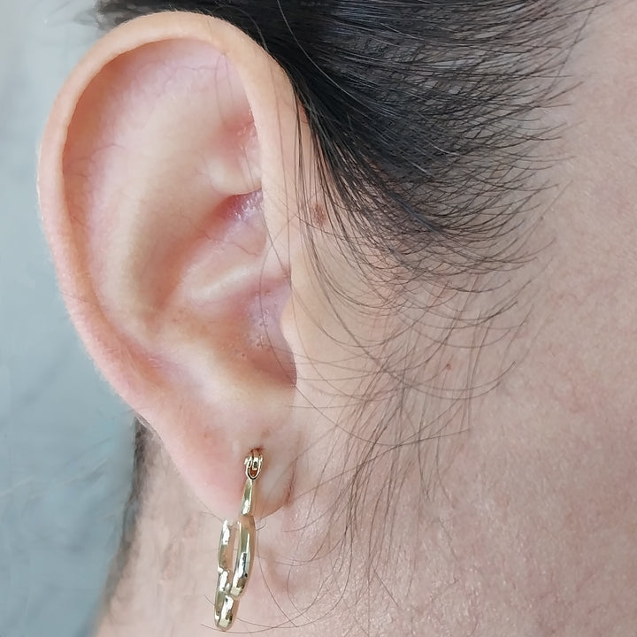 Clover Hoop Earrings